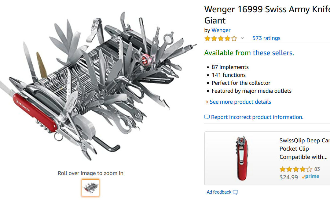 Funny Swiss Army Knife Reviews